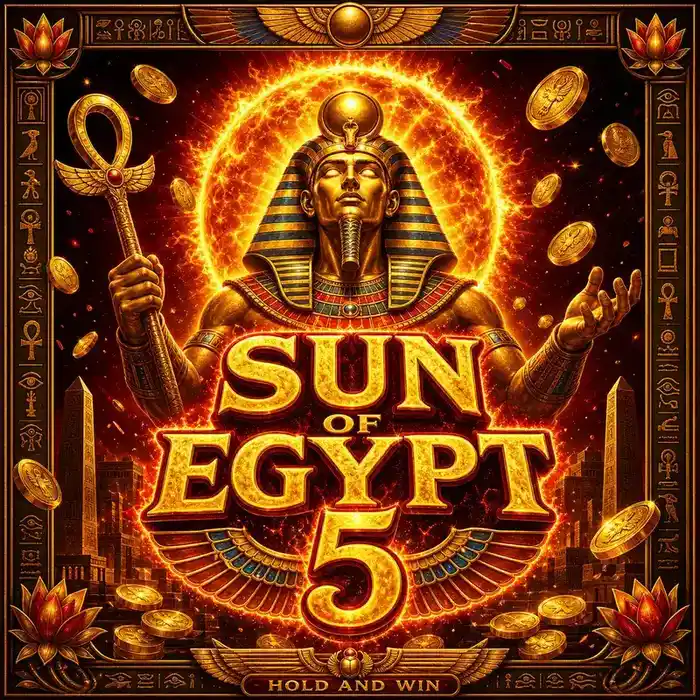 Sun of Egypt 5 o'yin avtomati — 3 Oaks Gaming
